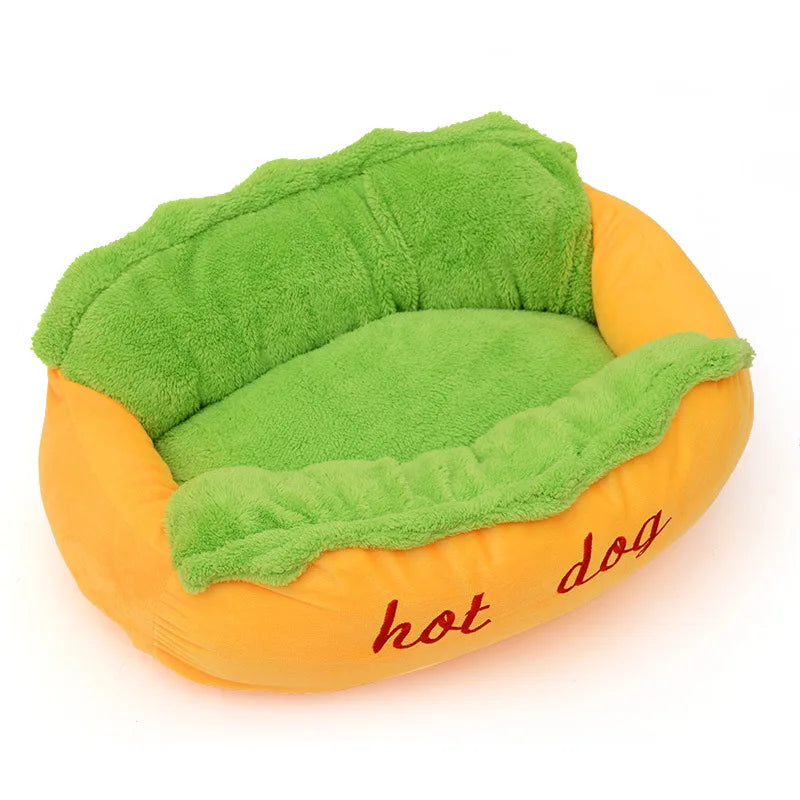 The Hot Dog Bed — Novelty Dachshund Dog Sofa (Because They ARE the Sausage)