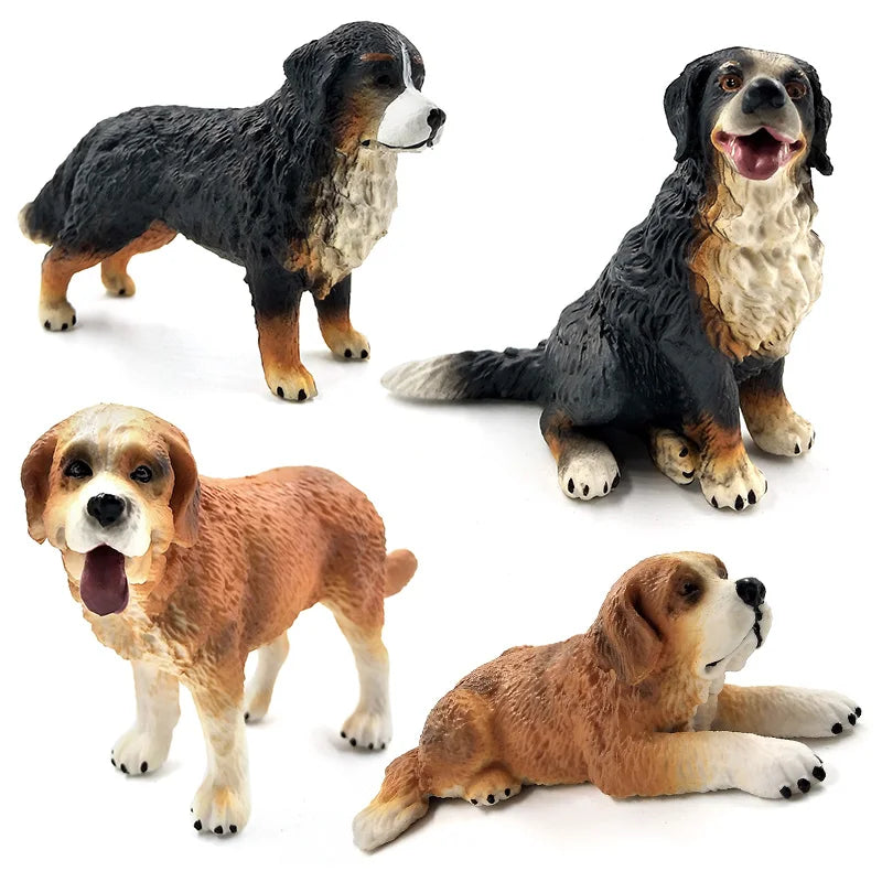 Dog Breed Figurine | Miniature Dog Statue for Home Decor & Bonsai Gardens