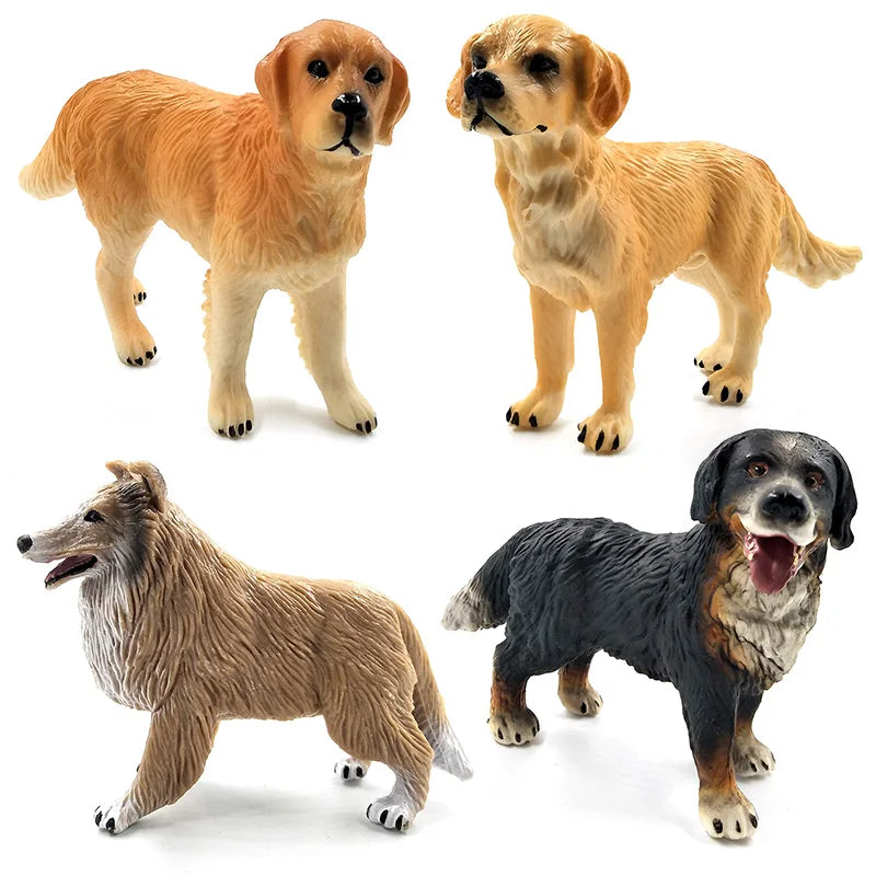 Dog Breed Figurine | Miniature Dog Statue for Home Decor & Bonsai Gardens