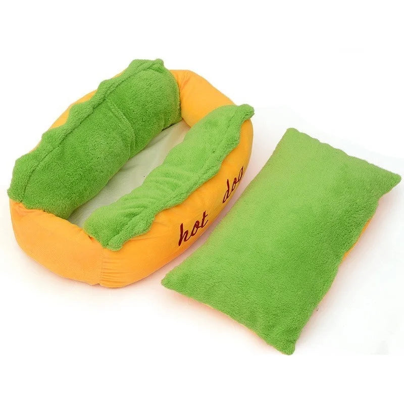 The Hot Dog Bed — Novelty Dachshund Dog Sofa (Because They ARE the Sausage)