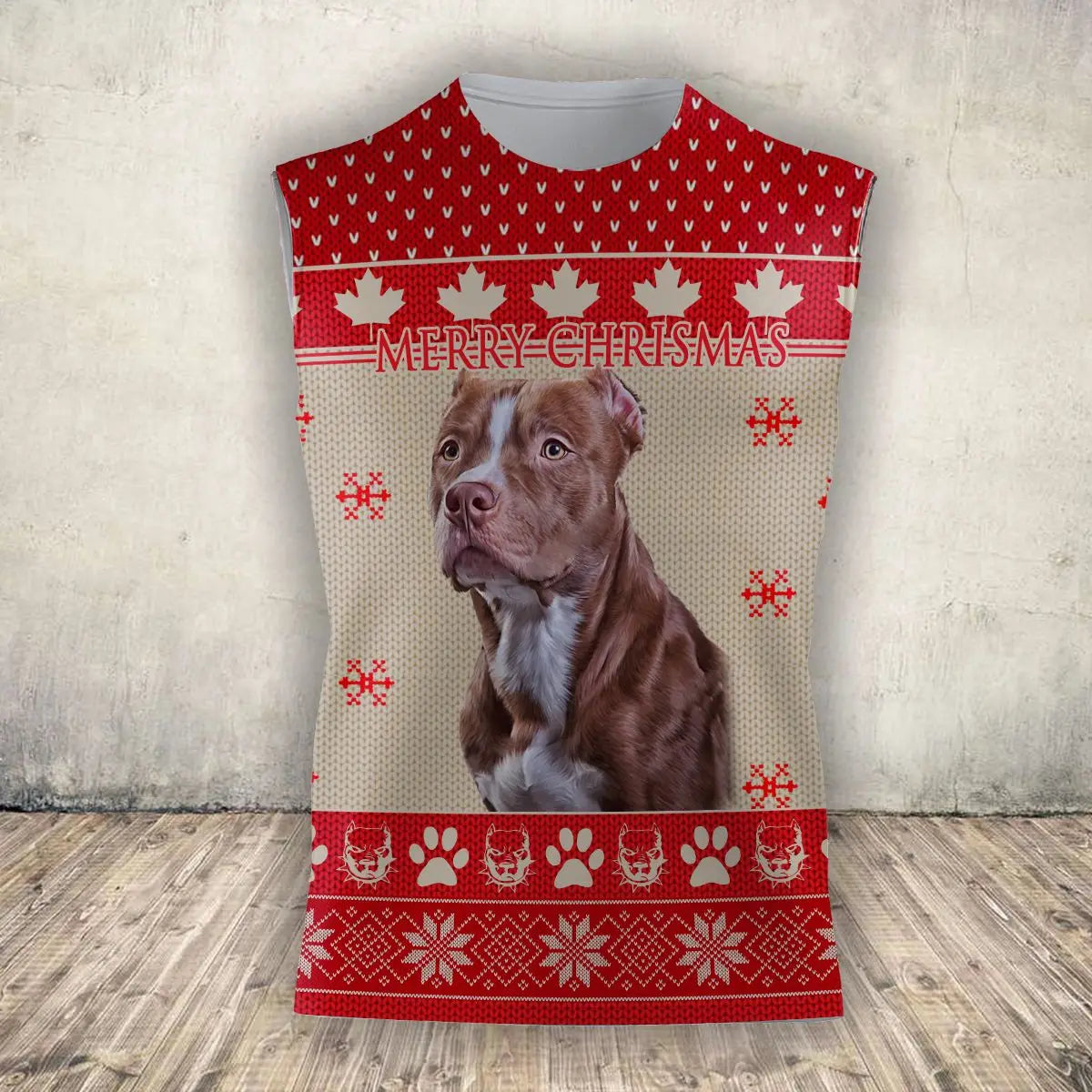 Pitbull Love 3D All-Over Print Tank Top | Dog Lover Sleeveless Shirt