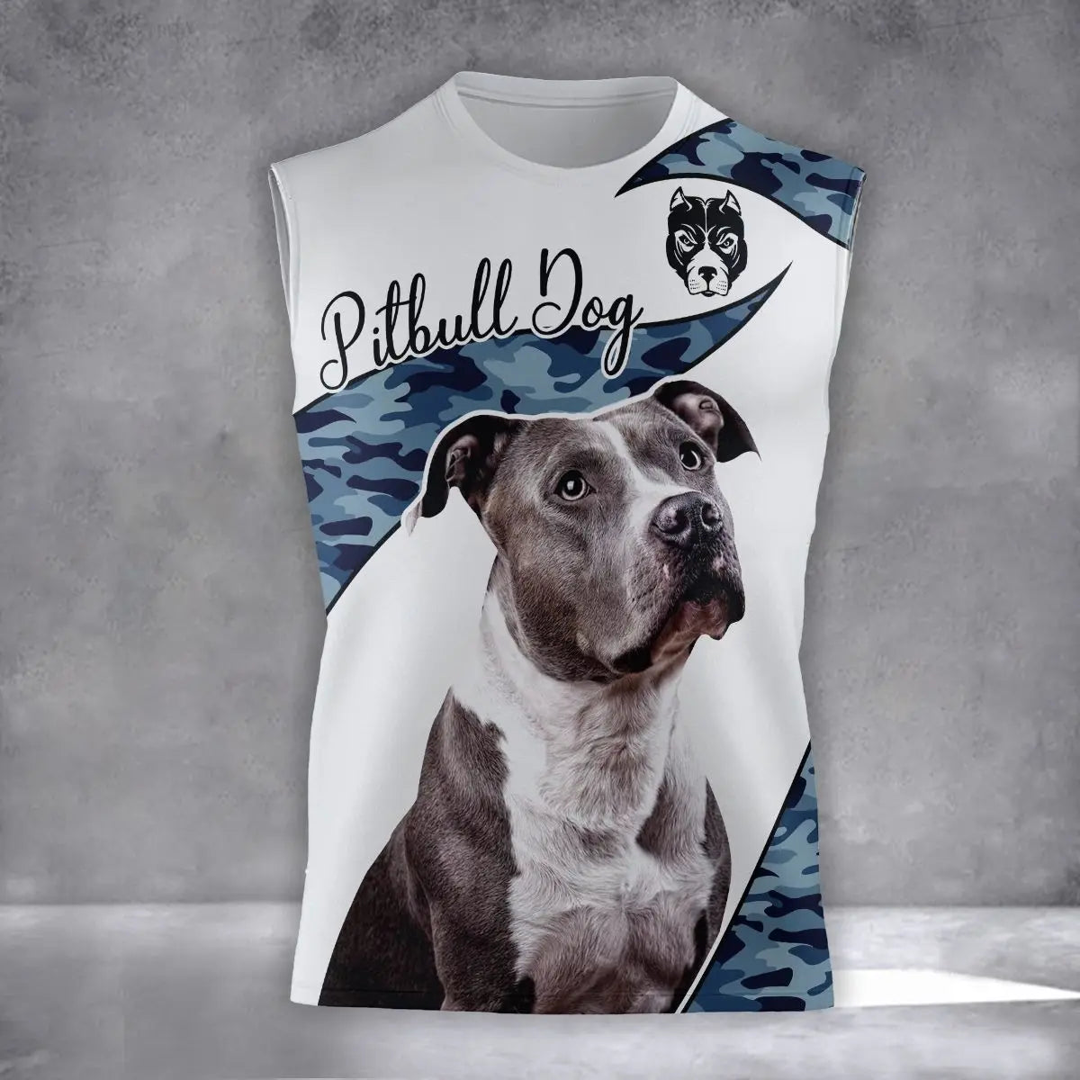 Pitbull Love 3D All-Over Print Tank Top | Dog Lover Sleeveless Shirt