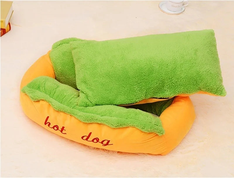 The Hot Dog Bed — Novelty Dachshund Dog Sofa (Because They ARE the Sausage)