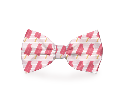 Ice Pops Pattern Dog Bow Tie — Cute Summer Accessory for Dogs