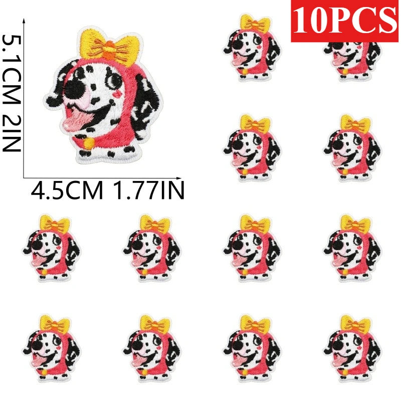 Dog Breed Embroidery Patches Pack – Iron-On Patches for Dog Lovers