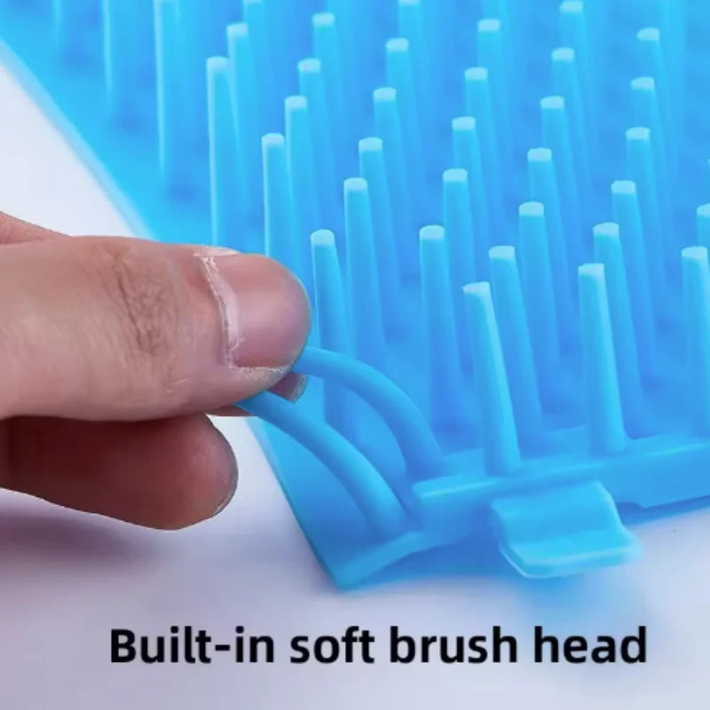 Dog Paw Cleaner Cup with Soft Silicone Combs