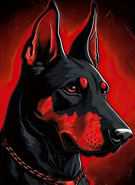 Diamond Art Painting Dog Animal 30X40cm Full Round Drill Picture Of Rhinestones Embroidery Wall Decor Cross Stitch,frameless