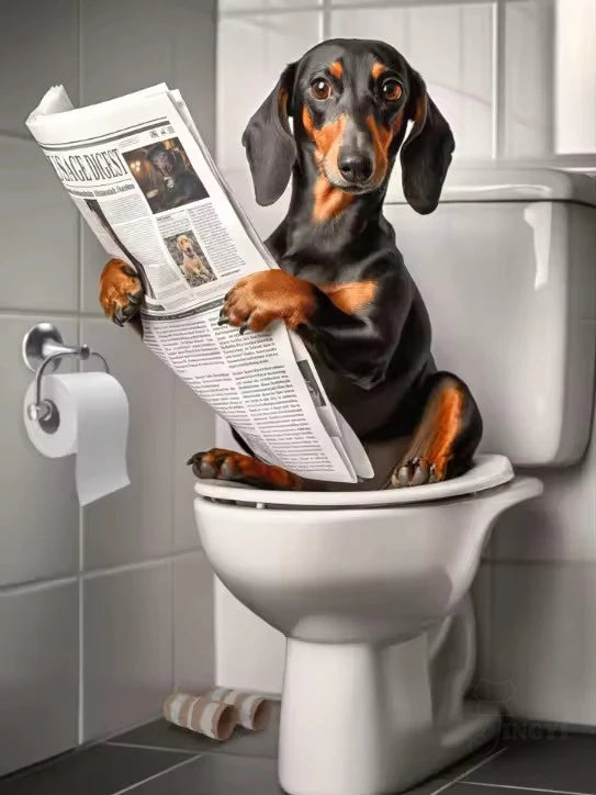 Dachshund 5D Diamond Painting Kit – DIY Dog Art Mosaic Craft for Home Decor
