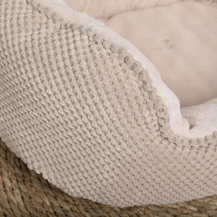 Cloud Nine Wave Sofa Dog Bed — Plush Four-Season Pet Lounger