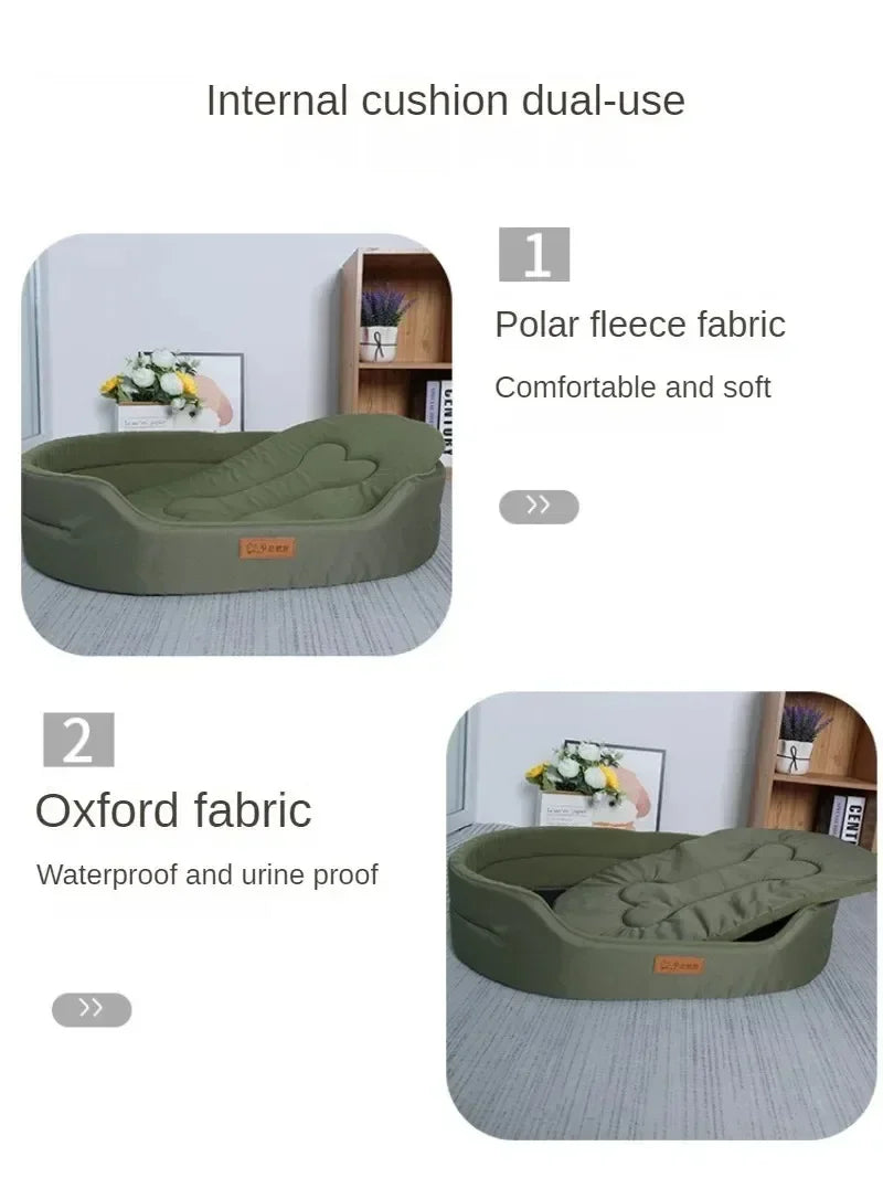 Waterproof Dog Sofa Bed – Anti-Mite, Chew-Resistant Pet Sleeping Mat for Dogs & Cats