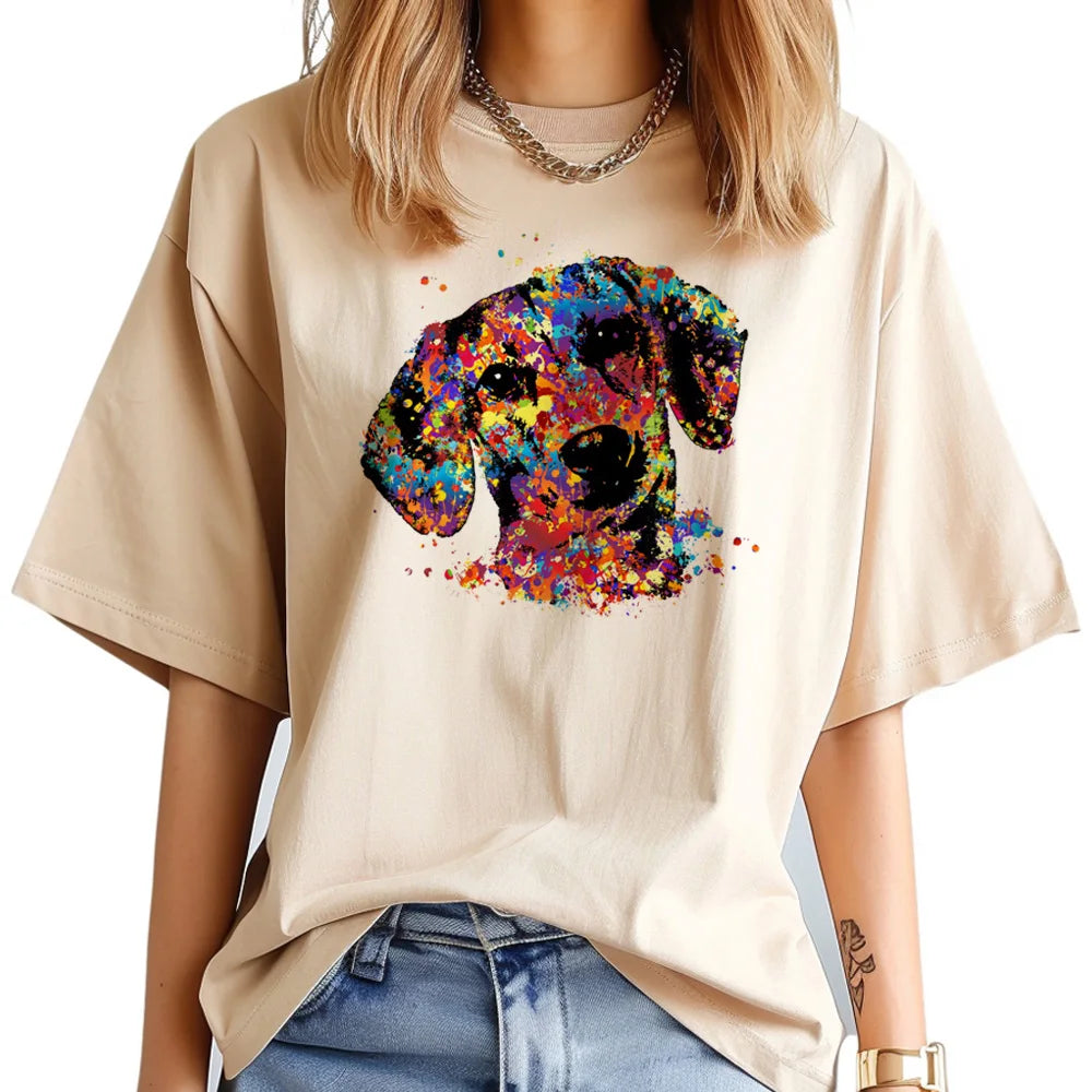 Funny Dachshund Print T-Shirt – Cute Dog Lover Tee