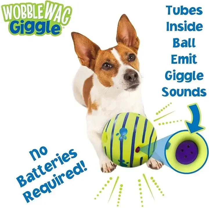 Interactive Giggle Ball Dog Toy — IQ Training & Mental Stimulation