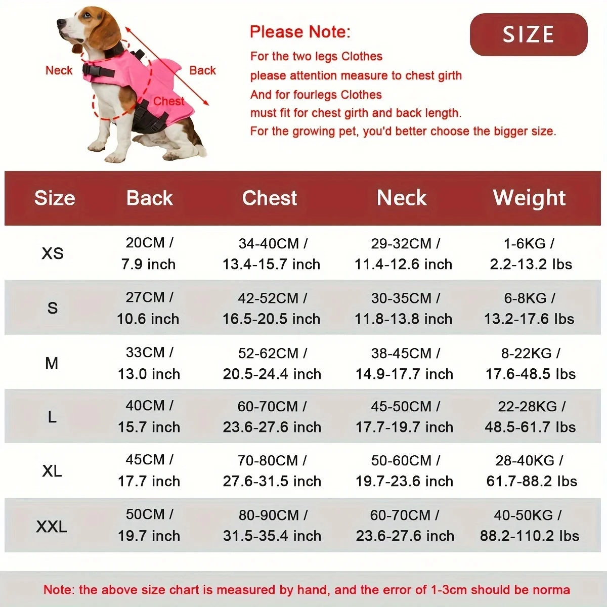Shark Fin Dog Life Jacket – Adjustable Swimming Safety Vest with Rescue Handle
