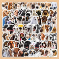 Cartoon Dog Sticker Pack — 104 Pieces