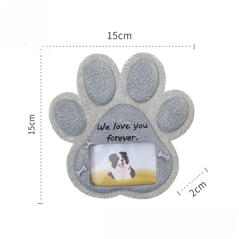 Pet Memorial Resin Tombstone – Desktop Ornament for Dogs, Cats & Small Animals