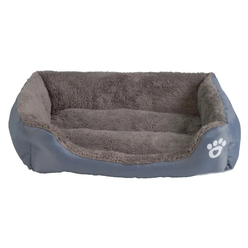 Paw Sofa Dog Bed — Waterproof Fleece Pet Bed for Small to Large Dogs (S–3XL)