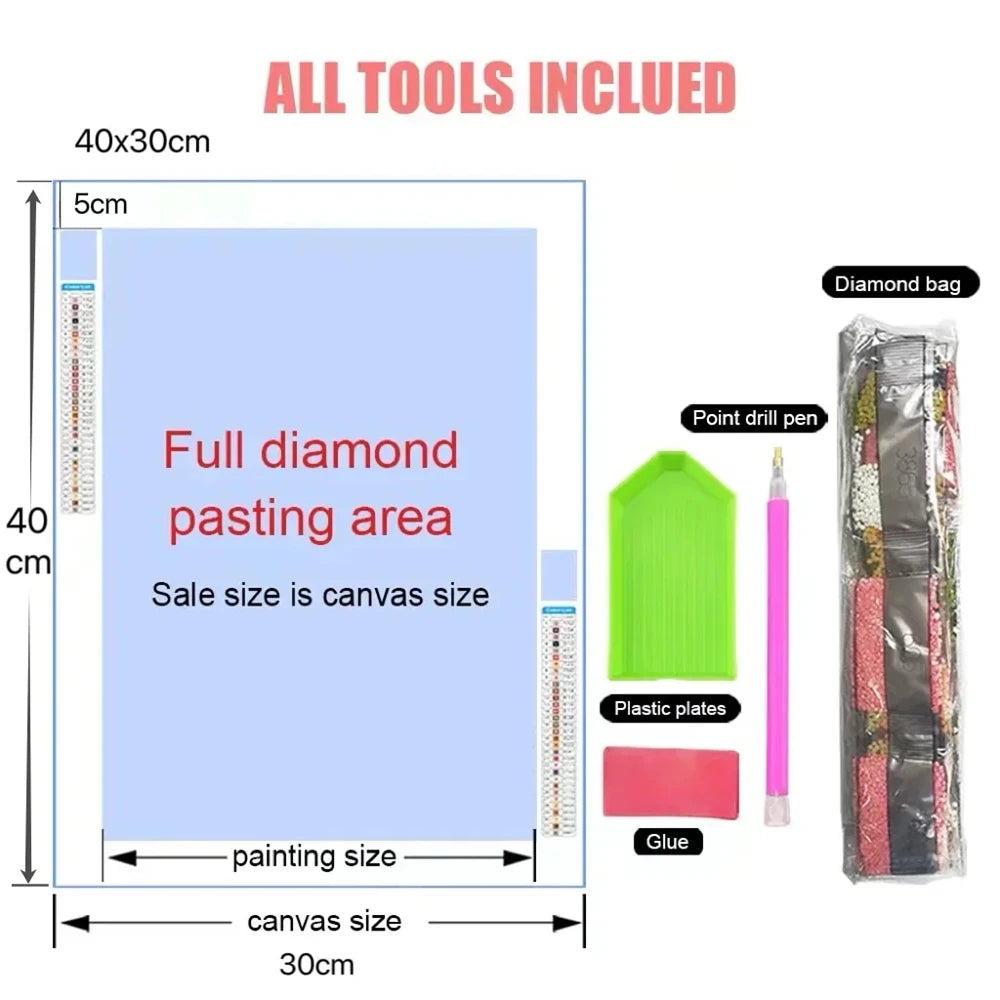 Maltese Dog 5D Diamond Painting Kit – DIY Diamond Embroidery for Dog Lovers