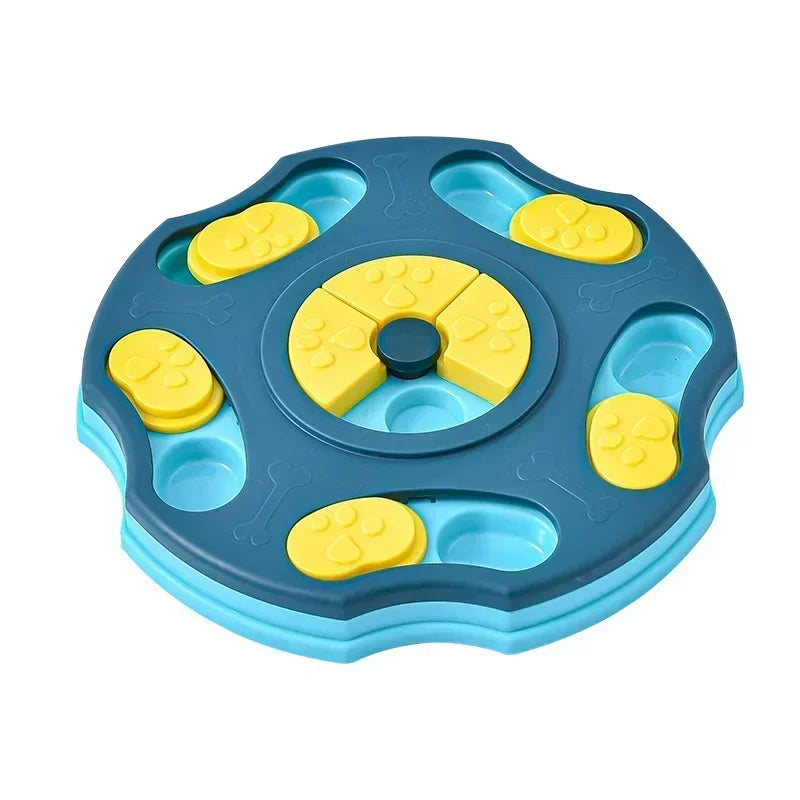 Dog Slow Feeder Puzzle Bowl — IQ Training & Anti-Gulping Food Dispenser