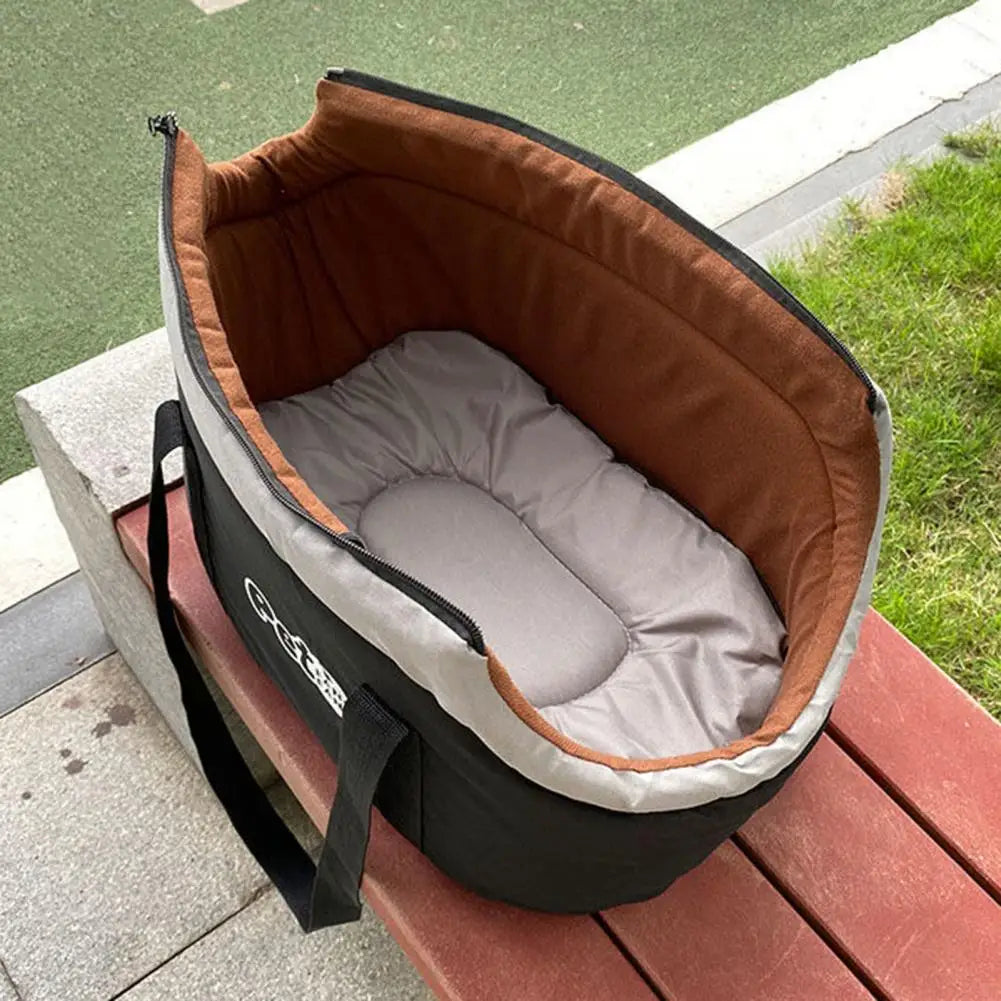 Soft-Sided Pet Carrier Bag — Breathable Travel Tote for Small Dogs & Cats