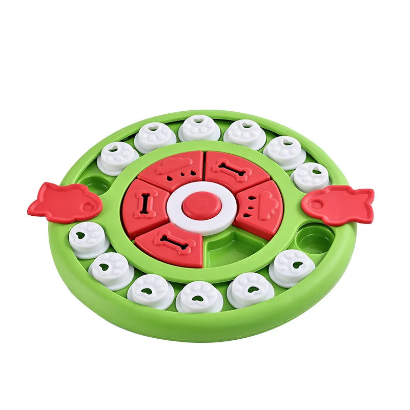 Dog Slow Feeder Puzzle Bowl — IQ Training & Anti-Gulping Food Dispenser