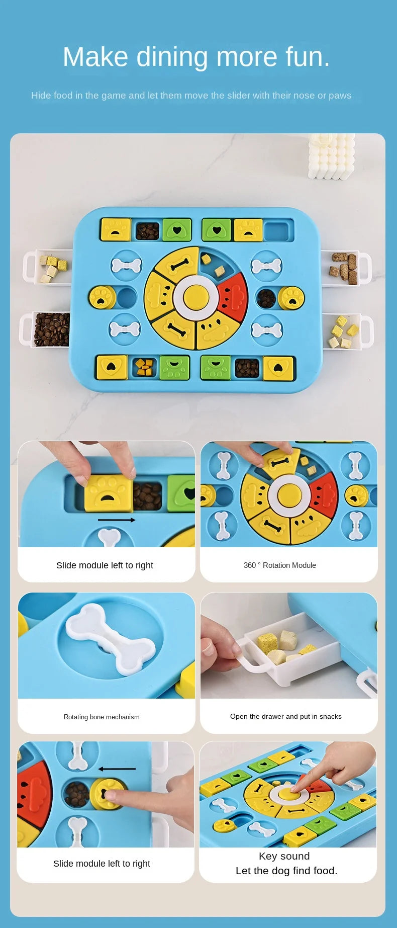 Interactive Dog Puzzle Toy — Enrichment & Training for Smart Dogs