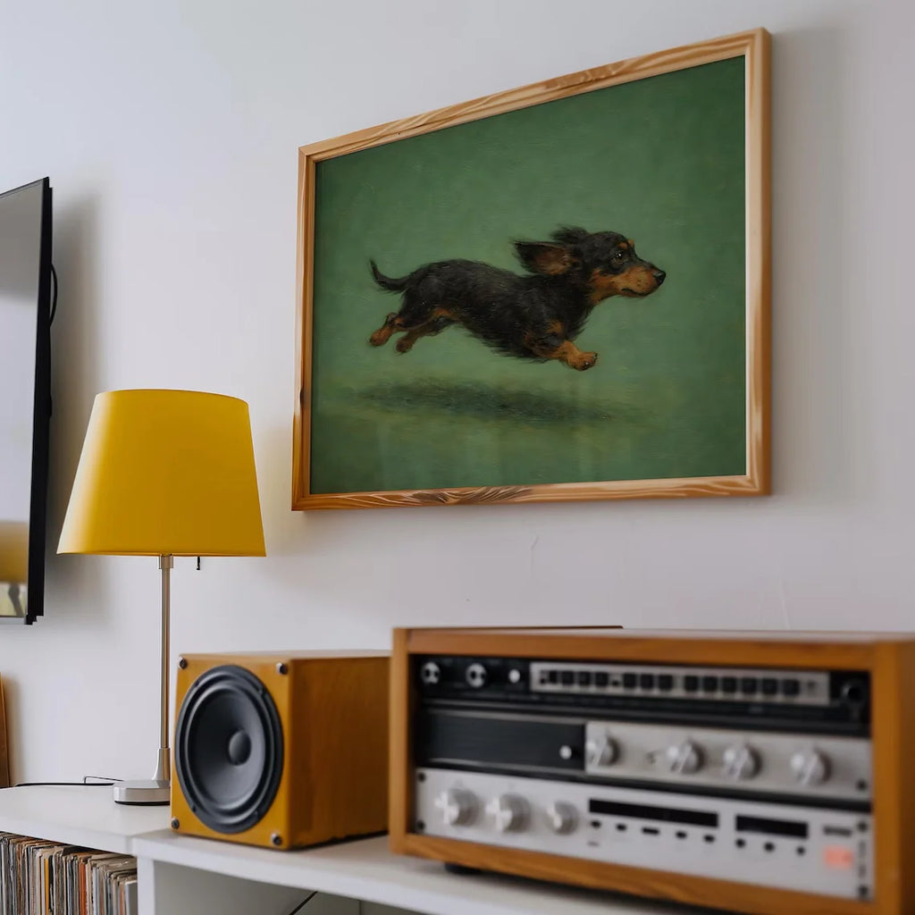 Dachshund Wall Art Print — No Frame