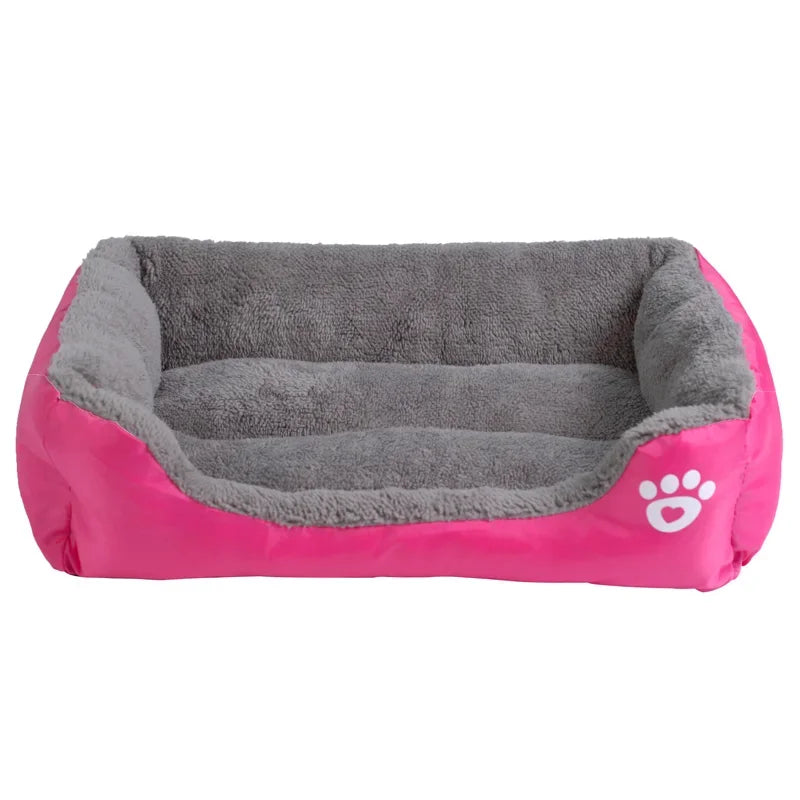 Paw Sofa Dog Bed — Waterproof Fleece Pet Bed for Small to Large Dogs (S–3XL)
