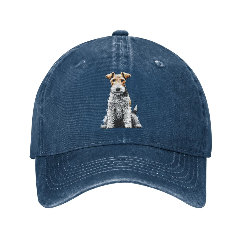 Wire Fox Terrier Baseball Cap — Unisex Trucker Hat