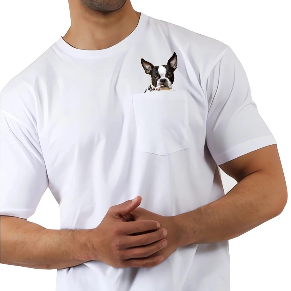 French Bulldog Smoking & Middle Finger Print T-Shirt – Funny Dog Lover Tee