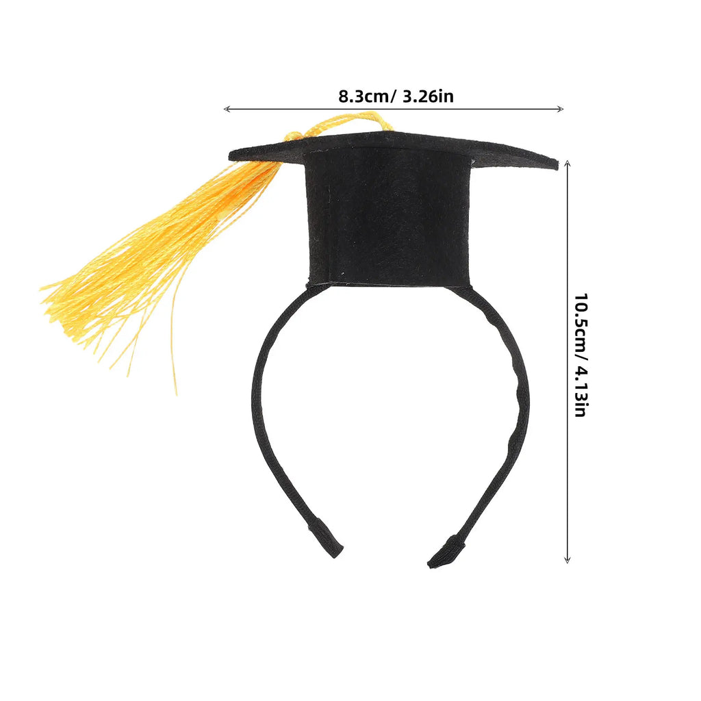 Dog & Cat Graduation Cap Headband | Funny Pet Doctor Hat for Parties & Celebrations