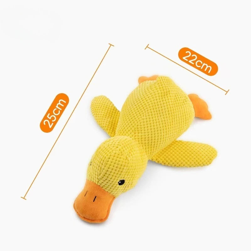 Goose Squeaky Plush Dog Toy – Crinkle & Squeak Chew Toy for Puppies & Small Dogs