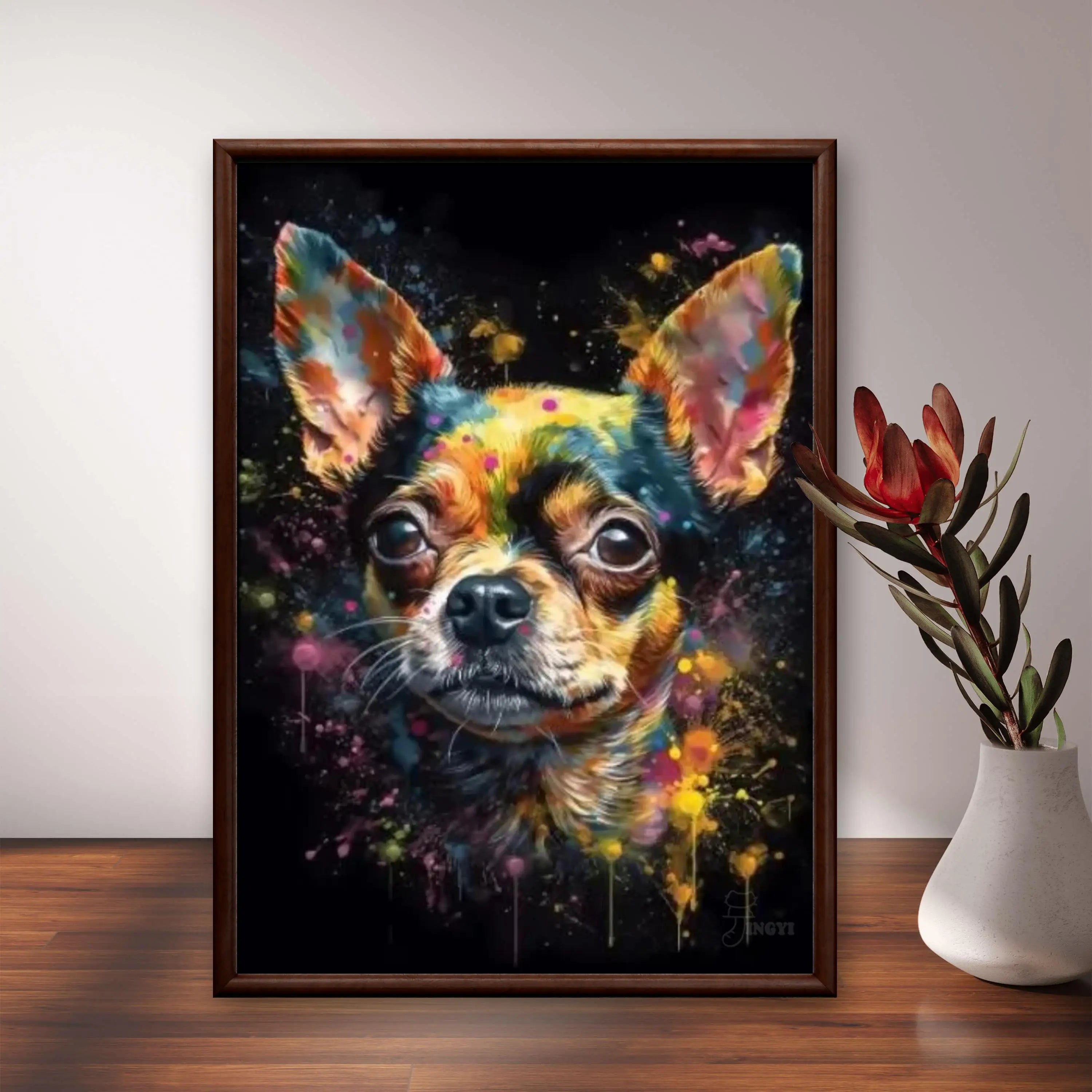 Chihuahua 5D Diamond Painting Kit — DIY Mosaic Embroidery Art for Dog Lovers