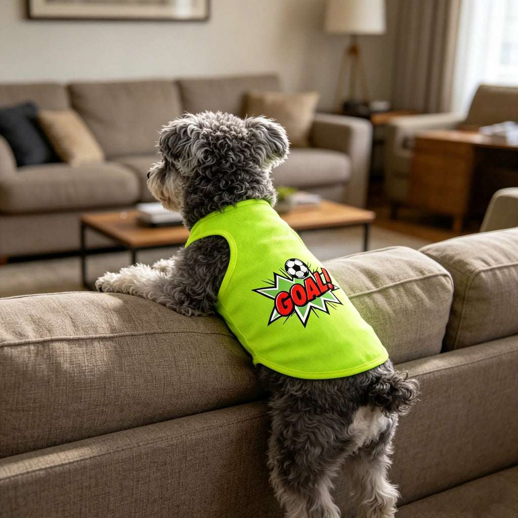 GOAL! Dog Soccer Shirt – Football Fan Pet T-Shirt
