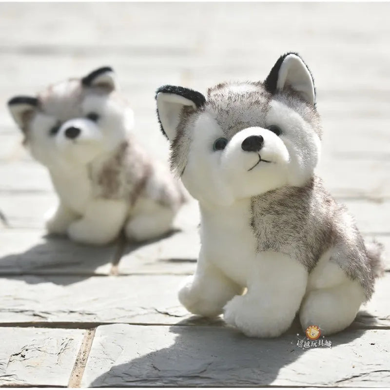 Husky Plush Stuffed Toy – Cute Simulation Husky Dog Doll (10/20cm)