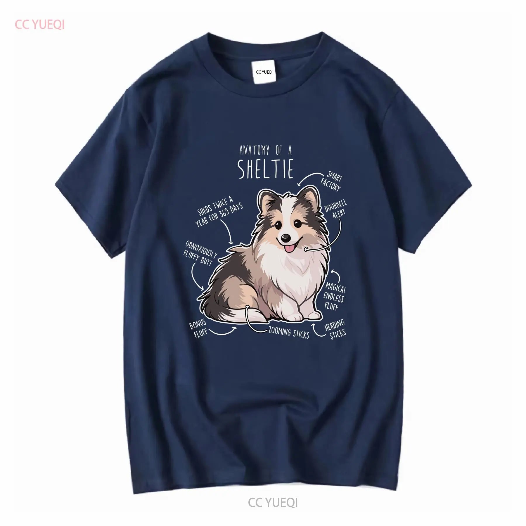 Sheltie Dog Lover T-Shirt — Shetland Sheepdog Mom & Dad Tee