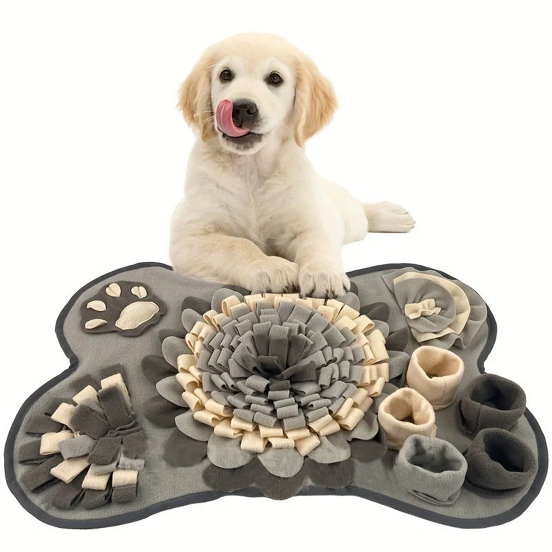 Dog Sniffing Mat — Interactive Slow Feeder & Foraging Training Pad