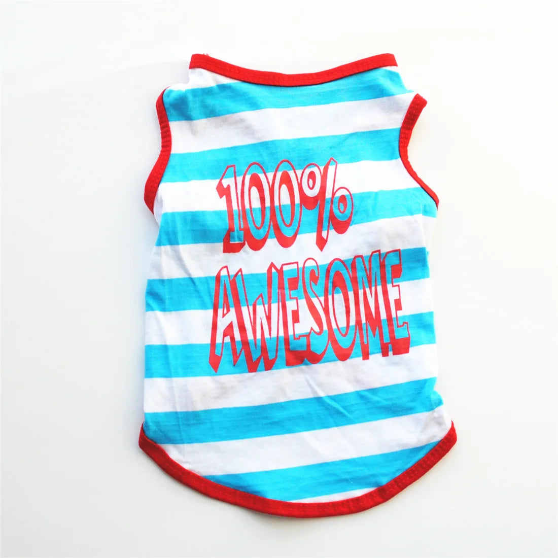 Funny Letter Print Dog Shirts for Small Dogs – Soft Breathable Summer Pet T-Shirts