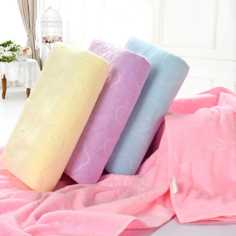 Microfiber Pet Bath Towel – Super Absorbent Dog & Cat Drying Towel (35x70cm)