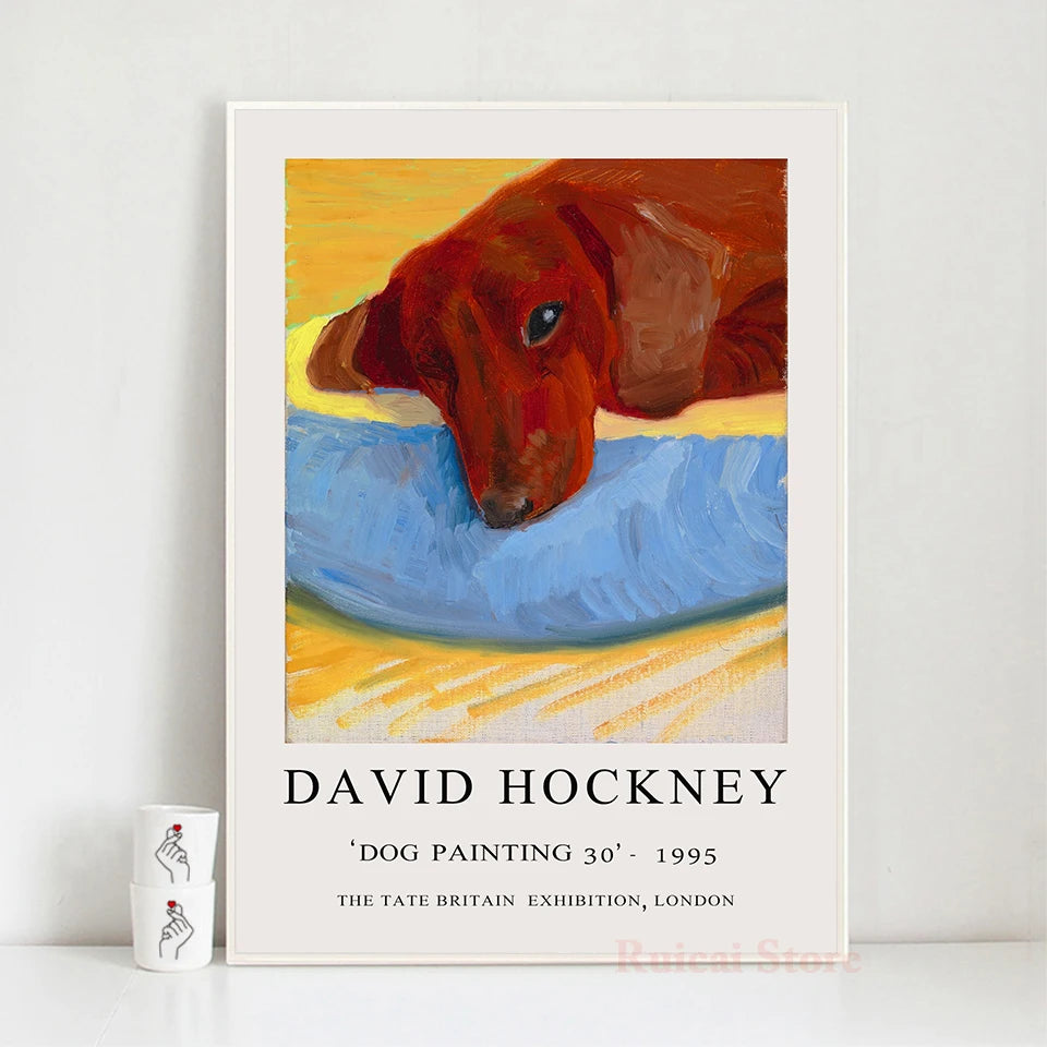 Dachshund Canvas Print — Sleeping Dogs Wall Art Poster