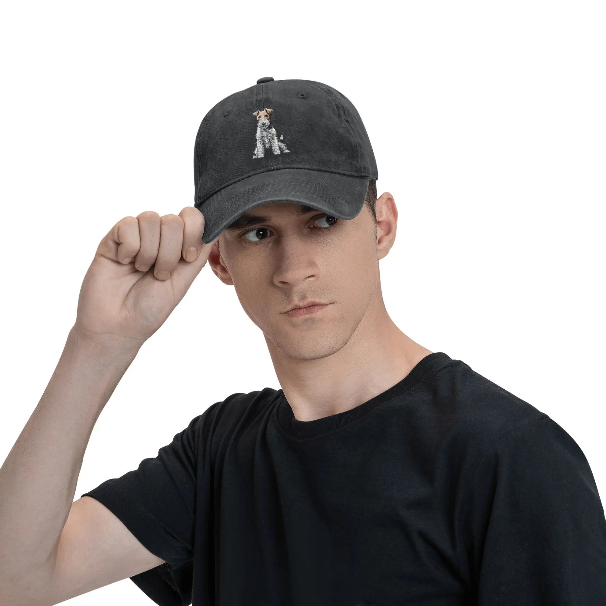 Wire Fox Terrier Baseball Cap — Unisex Trucker Hat