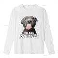 To All My Haters – Funny Pitbull T-Shirt for Dog Lovers