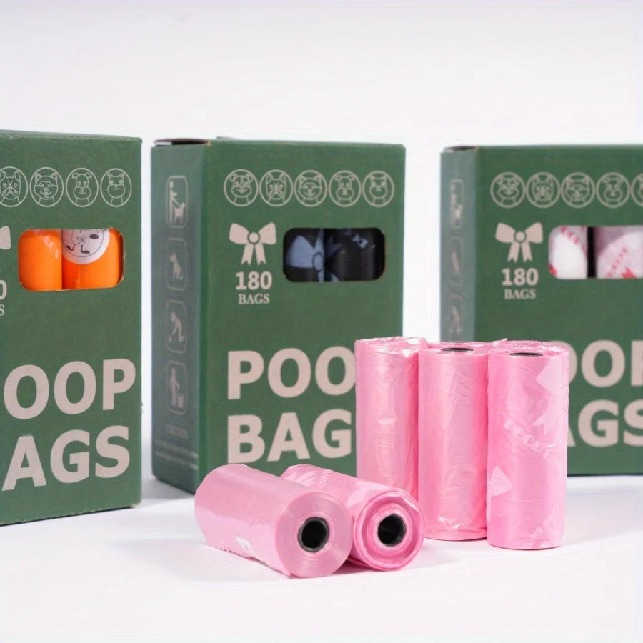 Dog Poop Bags – Extra Thick Leakproof Waste Bags, 120 Count (8 Rolls)