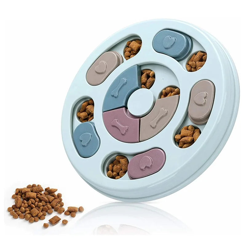Slow Feeder Dog Bowl – Interactive Puzzle Feeding Toy to Relieve Boredom