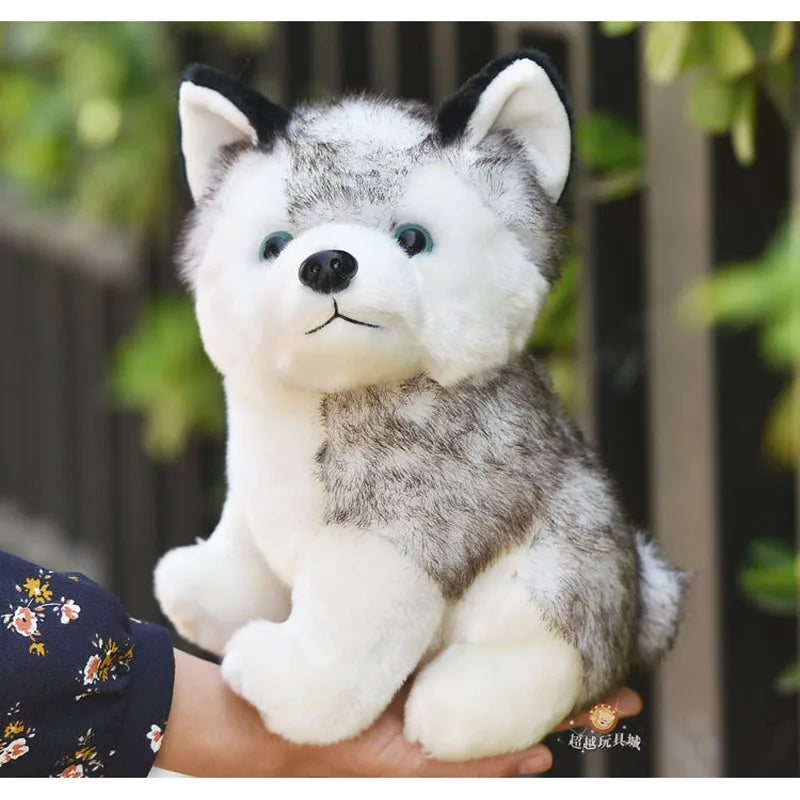 Husky Plush Stuffed Toy – Cute Simulation Husky Dog Doll (10/20cm)