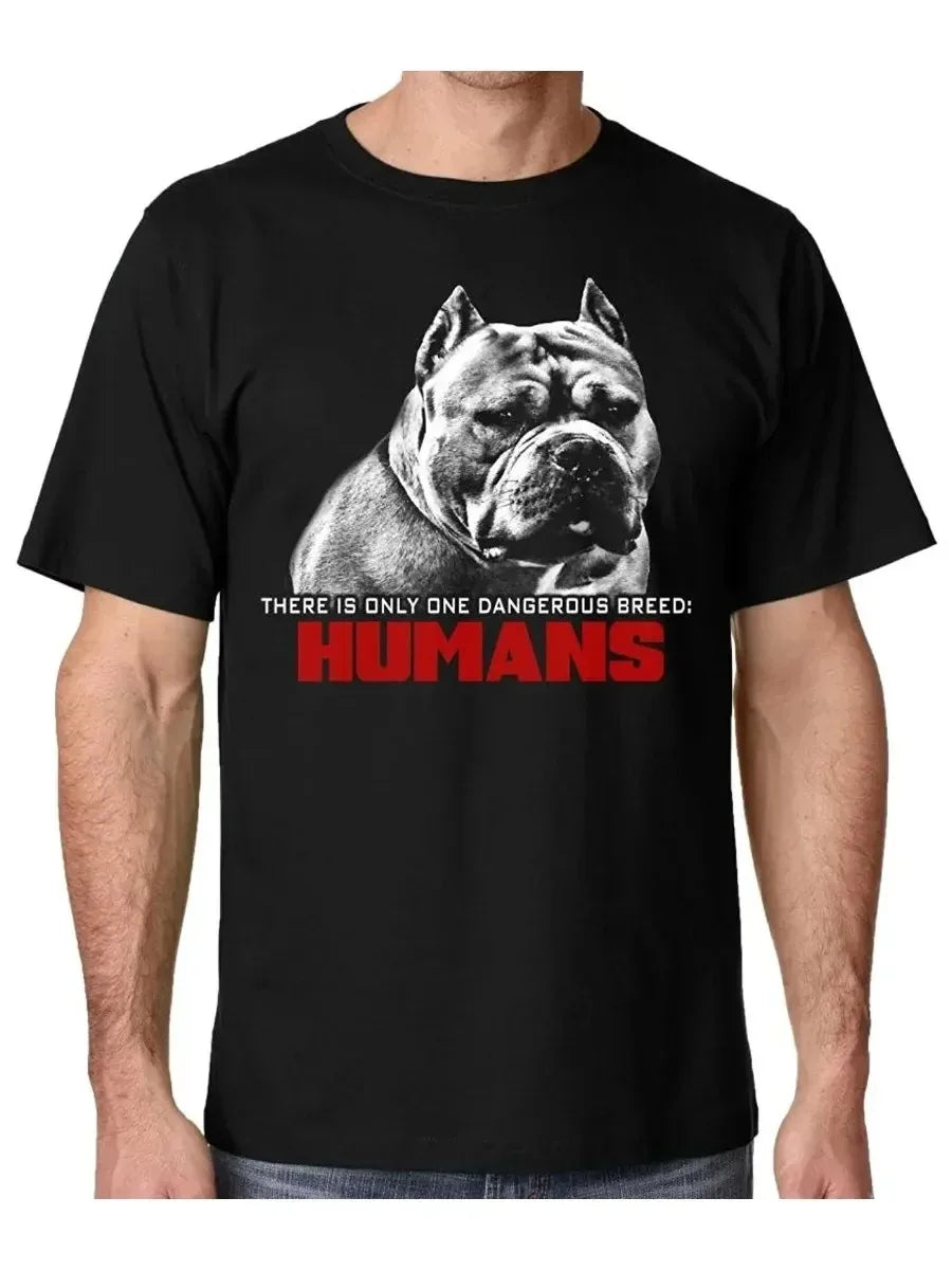 American Bully & Pit Bull T-Shirt — Dangerous Breed Dog Tee