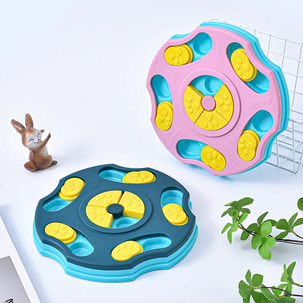 Dog Slow Feeder Puzzle Bowl — IQ Training & Anti-Gulping Food Dispenser