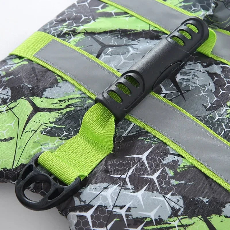 Shark Dog Life Jacket – Buoyancy Swim Vest with Rescue Handle for Dogs