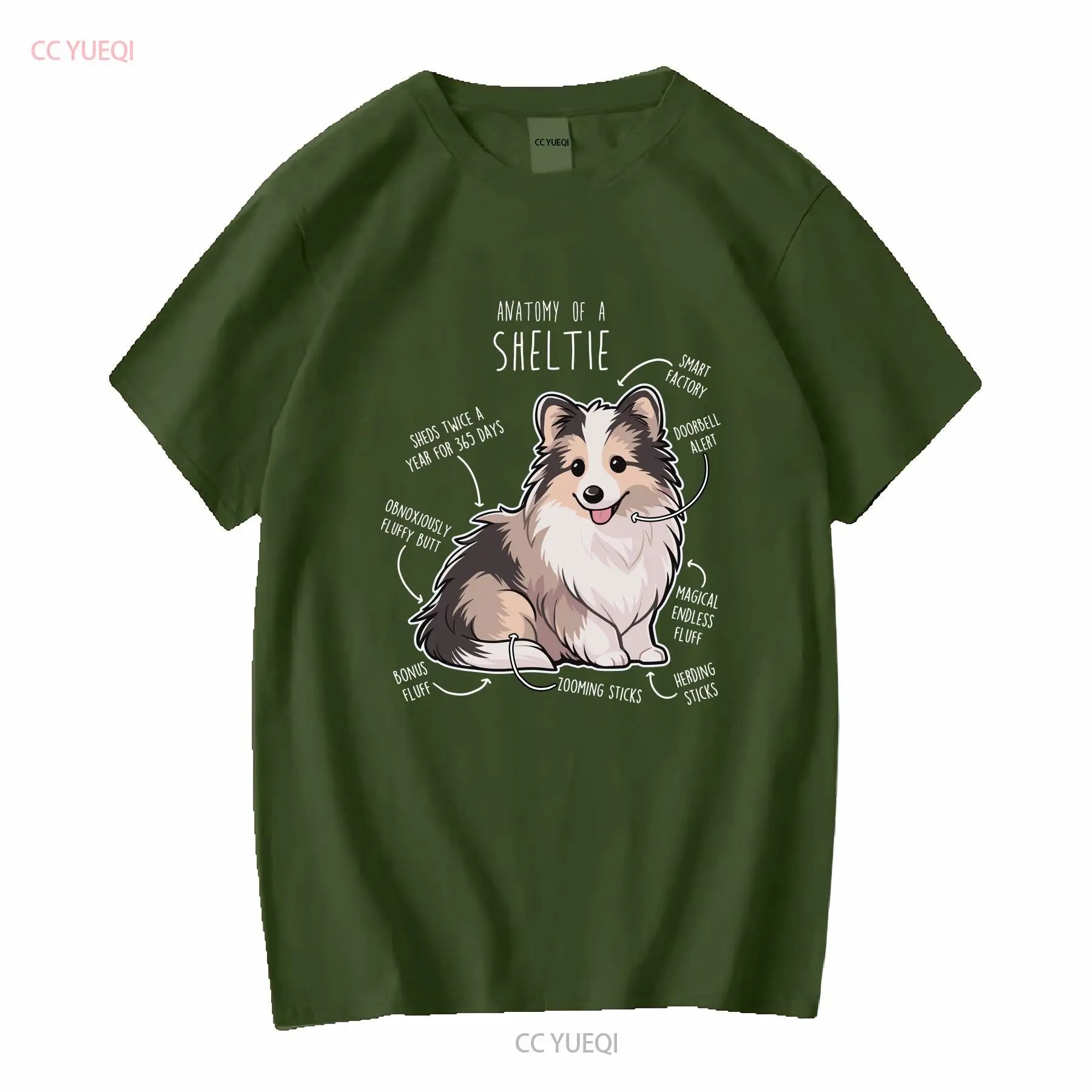 Sheltie Dog Lover T-Shirt — Shetland Sheepdog Mom & Dad Tee