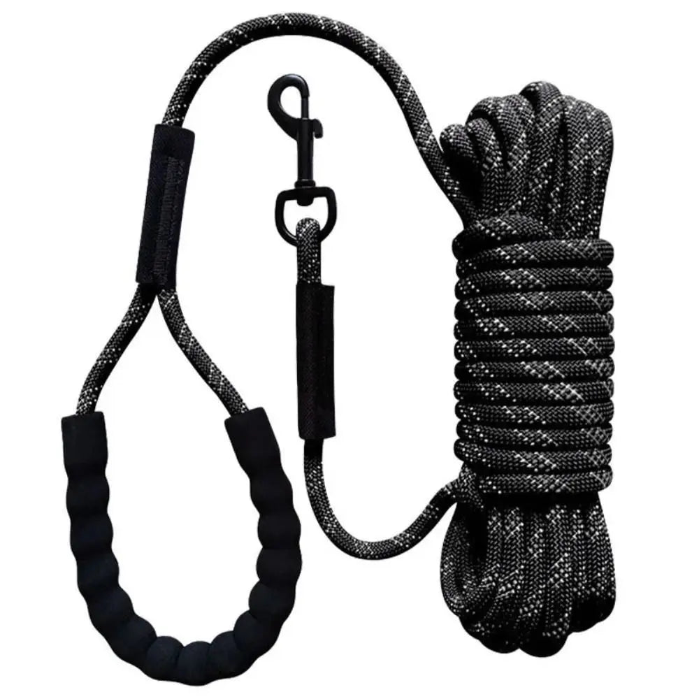 Reflective Dog Training Leash – Extended Long Lead for Walking, Training & Recall (2–20m)