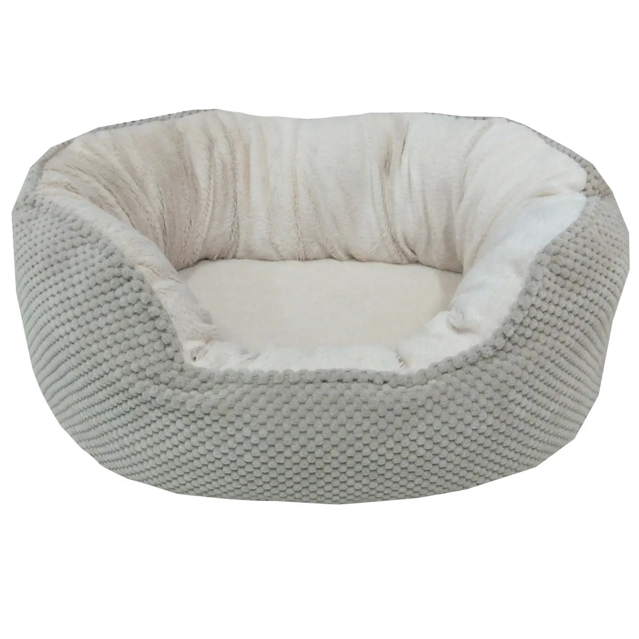 Cloud Nine Wave Sofa Dog Bed — Plush Four-Season Pet Lounger